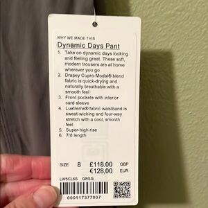 Lululemon Dynamic Days Pant